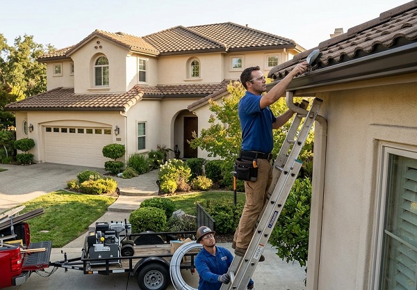 Home gutters and roofline