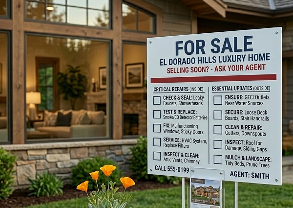 Home for sale pre-listing repairs